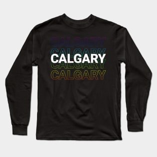 Calgary - Kinetic Style Long Sleeve T-Shirt